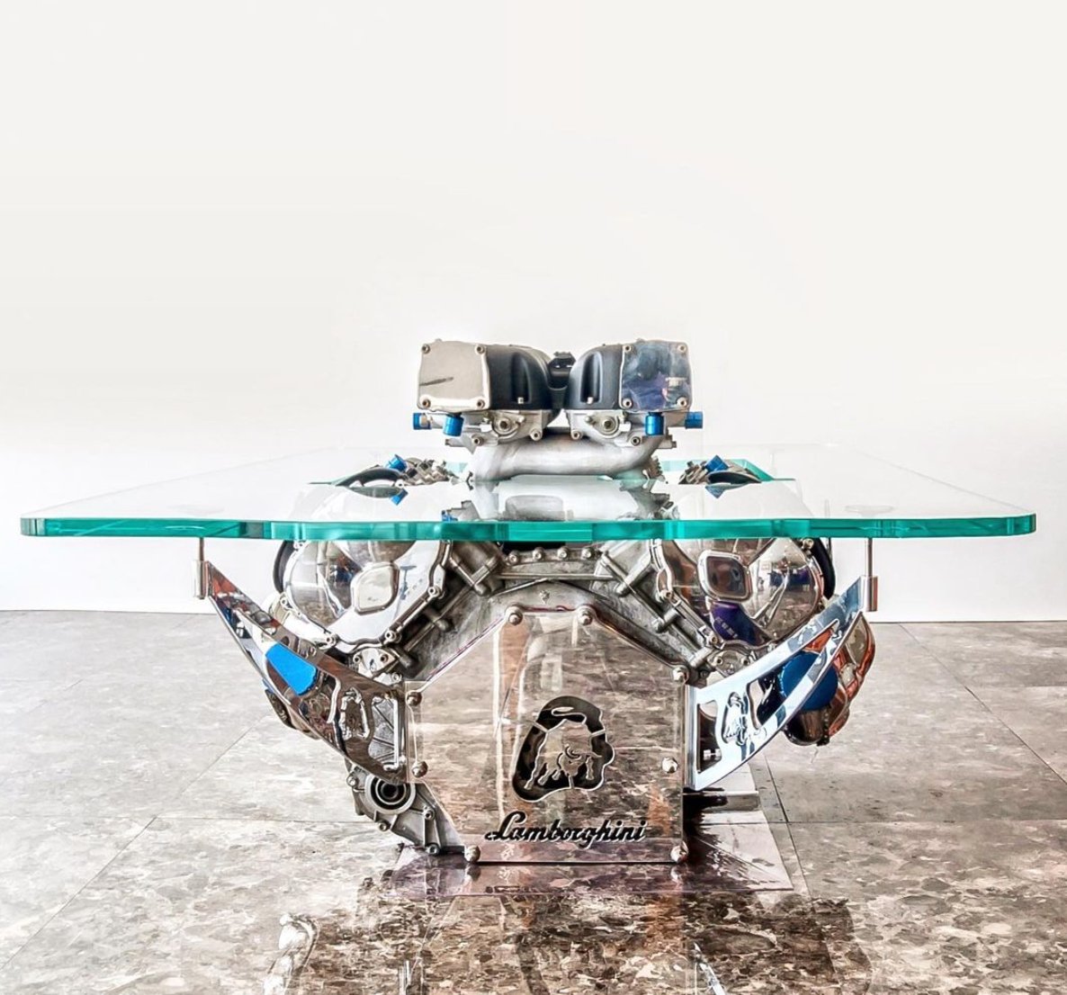 Lamborghini Gallardo V10 Engine Coffee Table - TheArsenale
