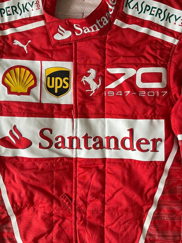 SEBASTIAN VETTEL'S 2017 ITALIAN GRAND PRIX RACE SUIT - LIMITED EDITION 70TH ANNIVERSARY DESIGN - TheArsenale