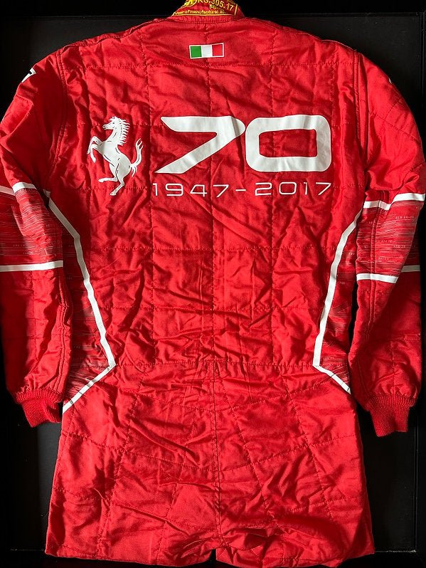 SEBASTIAN VETTEL'S 2017 ITALIAN GRAND PRIX RACE SUIT - LIMITED EDITION 70TH ANNIVERSARY DESIGN - TheArsenale