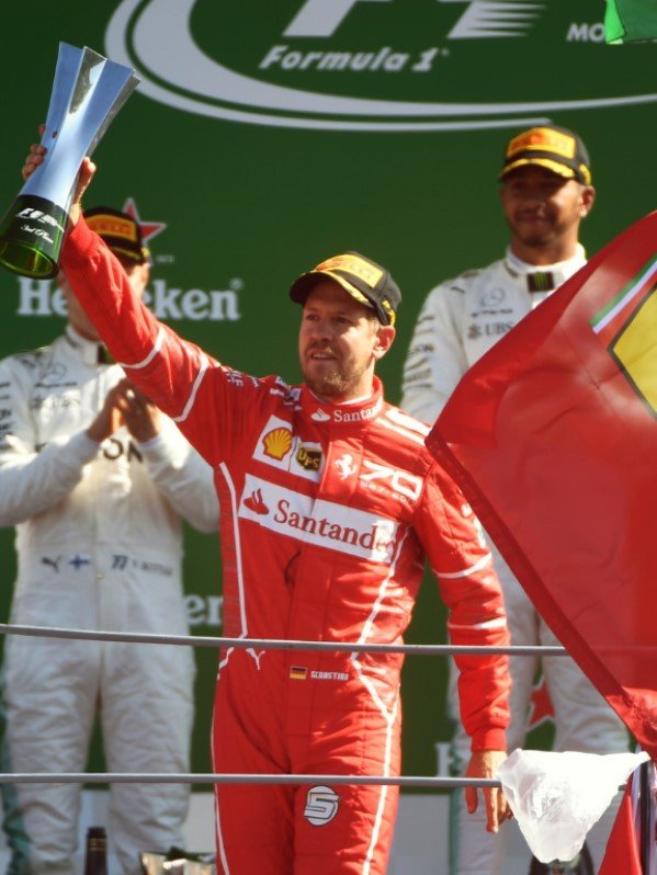 SEBASTIAN VETTEL'S 2017 ITALIAN GRAND PRIX RACE SUIT - LIMITED EDITION 70TH ANNIVERSARY DESIGN - TheArsenale
