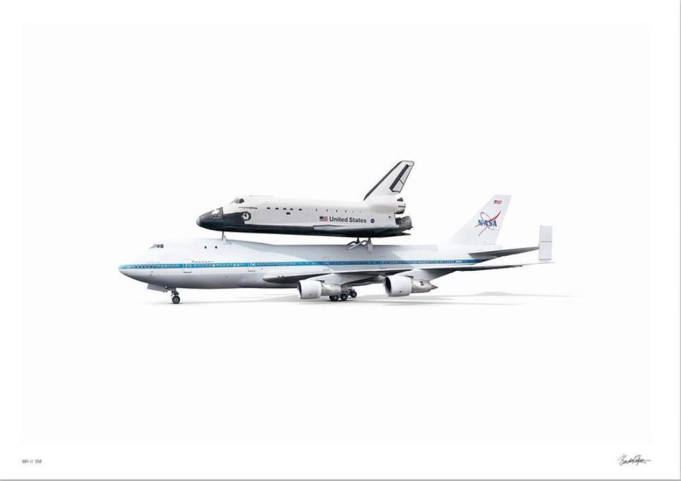 Two Shuttle Carrier Aircraft N905NA - TheArsenale